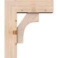 thumbnail image 3 of Ekena Millwork 7 1/2"W x 22"D x 26"H Westlake Block Smooth Bracket w/ Offset Brace, Douglas Fir, 3 of 25