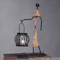 thumbnail image 2 of Creative Girl Wrought Iron Candlestick Romantic Dining Table Candlelight for Home Office Classroom Decor, 2 of 5