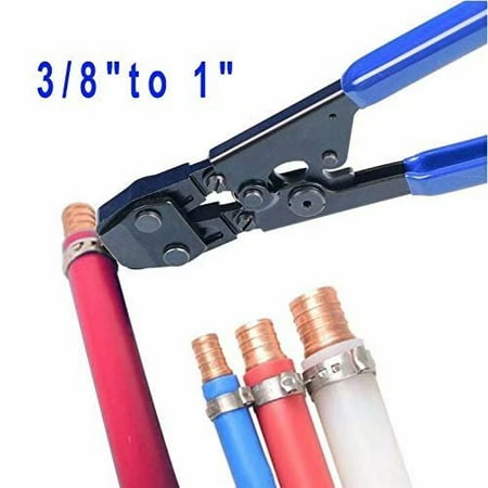 PEX Pipe Cinch Crimping Tool with Clamp Blue (Best Pex Cinch Tool)