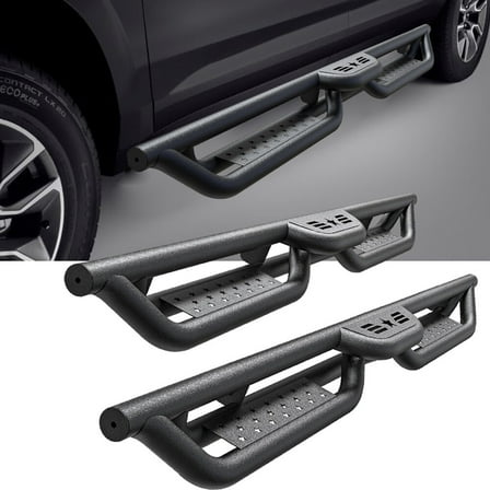Running Boards For 2015-2025 Ford F150 Super/Extended Cab 6" Side Step Nerf Bars