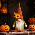 thumbnail image 6 of Chmadoxn 11" Fall Gnomes Plush Decor, Pumpkin Sunflower Faceless Doll, Autumn Harvest Thanksgiving Gnome Tabletop Figurine for Home Fireplace Mantel Tiered Tray Decoration, 6 of 9