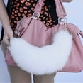 thumbnail image 5 of JZROCKER Large Fluffy Tail Key-Ring Animal Tail Key-Pendant Pompom for Women Couple, 5 of 19