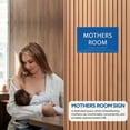 thumbnail image 5 of 6" X4" Mothers Room Sign - Tactile Graphics Grade 2 Braille Text Lactation room| Nursing Room ADA Compliant Wall Mount Plastic Signs For Hospital, Offices, Clinics & Apartments, 5 of 7