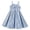style-01 Blue, variant on Kogui Dresses Girls Toddler Girls Dress Linen Ruffle Backless Sleeveless Kids Casual Party Dresses 2T 3T (Blue,2-3 Years)