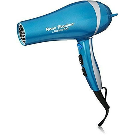 Babyliss Pro Nano Titanium Mid-Size Titanium Hair (Best Hair Dryer For Curly Frizzy Hair)