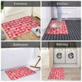 thumbnail image 5 of Sikiie valentine day with heart Print Flannel Anti-slip Floor Mat 16x24in, Thickened Dustproof Entrance Door Mat Floor Mat for Kitchen, Bathroom, Laundry Room, 5 of 7