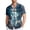 Blue, variant on Mens Easter Shirt Fashion Crewneck Graphic Shor Lapel Fully Printed Breasted Mens New Clothing,Blue,M