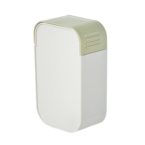 Jabonera portátil de viaje con doble drenaje, sellada, para baño, con gran capacidad y abertura para jabón.