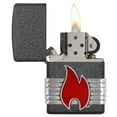 thumbnail image 2 of Zippo Red Vintage Wrap, Red Enamel Zippo Emblem, Windproof Lighter #29663, 2 of 4