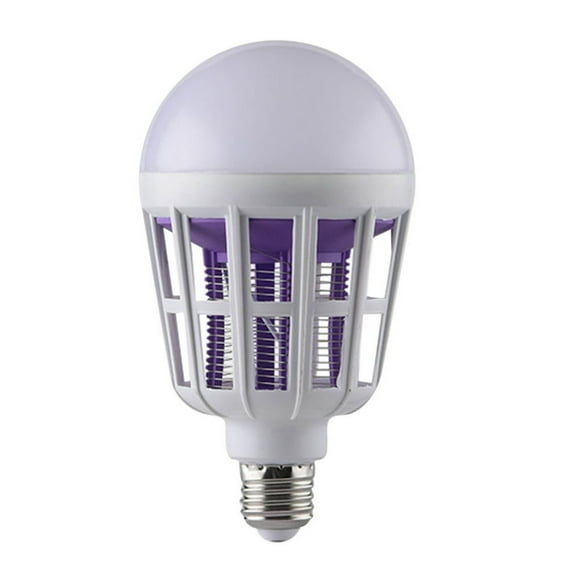 Dsseng Bug Zapper Light Bulbs 2 in 1 Mosquito Light Bulb Flying Insect Trap LED Lamp for Patio and Indoor