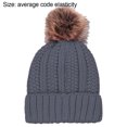 thumbnail image 2 of Gorro gorro snowski gorro de calavera de lana tejido de invierno, 2 of 5