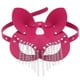 thumbnail image 2 of Cubierta frontal con borla de metal ANGGREK PU Ajustable para Night Club 22 x 22 cm, 2 of 3