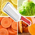 thumbnail image 4 of Clearance! Delayuji Vegetable Cutter Stainless Multifunctional Vegetable Cutter Creative Household Grater Kitchen Melon and Fruit Peeling 1Pcs One Size Red, 4 of 4