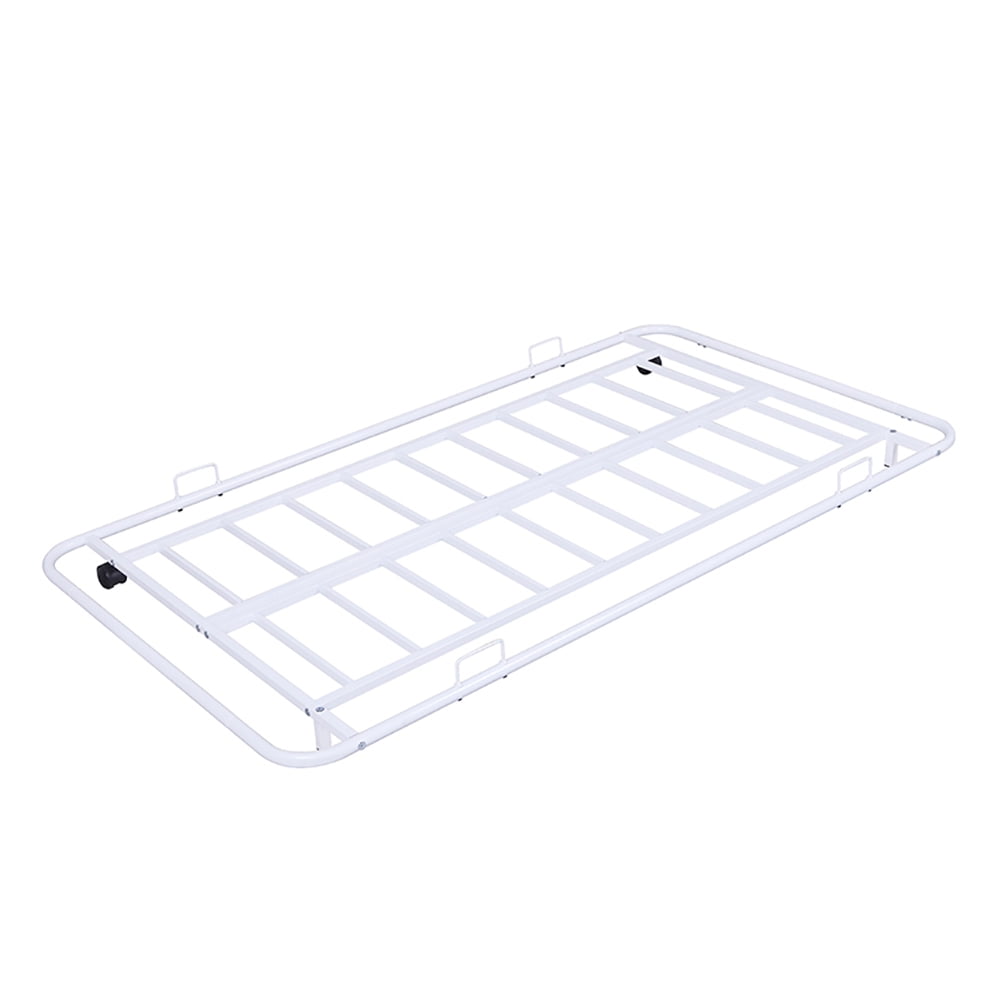 Kepooman White Modern Metal Frame Daybed with Trundle Kepooman White Modern Metal Frame Daybed with Trundle