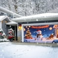thumbnail image 7 of Hxlamzoo 2025 Christmas Garage Door Cover, Large Weather-Resistant Holiday Banner with Adhesive Strips & Grommets for Outdoor Home Front Door Xmas Décor, 7 of 7