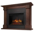 thumbnail image 4 of Pemberly Row Traditional Wood Electric Fireplace in Chestnut Oak, 4 of 12