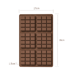 2 Pack Silicone Granola Bar Molds - 8 Cavity Large Rectangle Molds For Energy Bars, Chocolate, Candy, Baking
