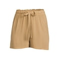 thumbnail image 5 of Derek Heart Juniors' Paper Bag Waist Shorts with Front Tie, 5 of 5
