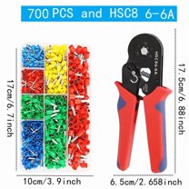 VE Tubular Crimp Terminals Wire Connector, 400-2120 Piece