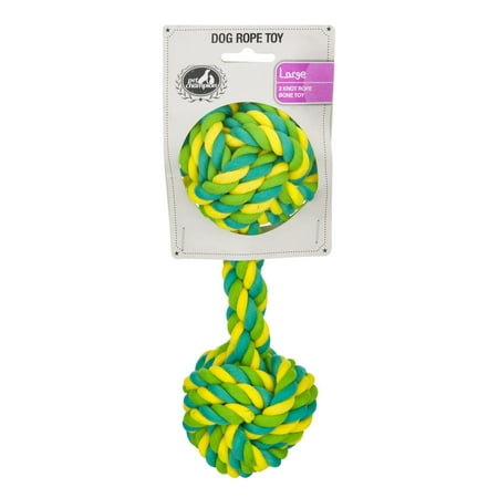 Pet Champion Dog Rope Toy Large, 1 Count (color may (Best Rope For Dog Toys)