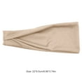 thumbnail image 1 of Diadema para el sudor de yoga, banda elástica antideslizante para el cabello, seguridad deportiva (beige) Likrtyny Para estrenar, 1 of 8