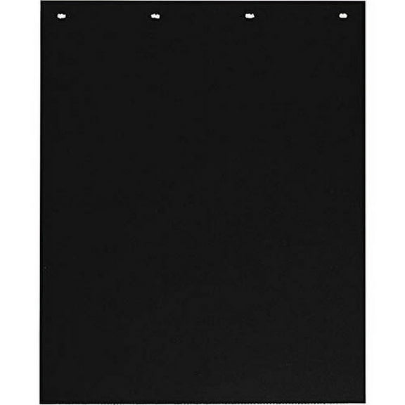 Buyers Products B24PSRPB, Spray Reducing Grooved Black Polymer Mudflaps 24x24 "