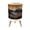Color 1, variant on Small Trash Can with Lid Animal Deer Vintage Wildlife Rustic Sunset Lake Log Cabin 1.8 Gallon Dog Proof Trash Can Round Garbage Can Waste Bin Wastebasket for Bathroom Bedroom Living Room