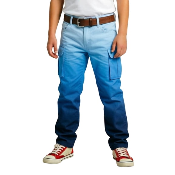 LILIYA Boys Outdoor Cargo Pants Hiking Trousers For Kids Youth Teenagers Sports Joggers Casual Wear Streetwear