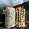 thumbnail image 2 of 40 Pcs Traditional White Sage Incense Ropes Homemade Organic White Sage Incense, 2 of 10