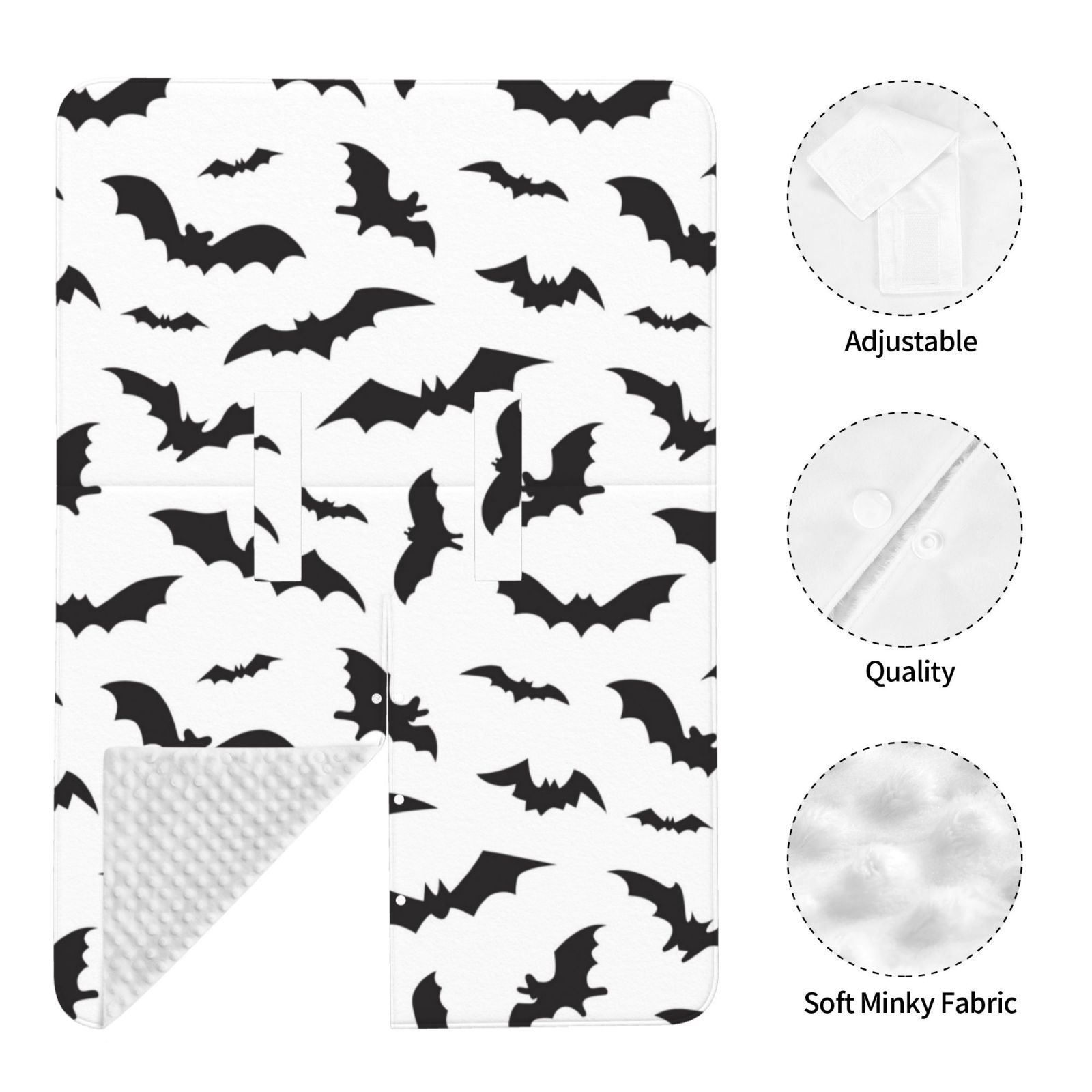 Car Seat Cover Baby - black bats cool Breathable Infant Car Seat Cover for Baby Carseat, Lightweight Comfort Baby Essentials Must Haves Newborn Stuff for Girl Boy