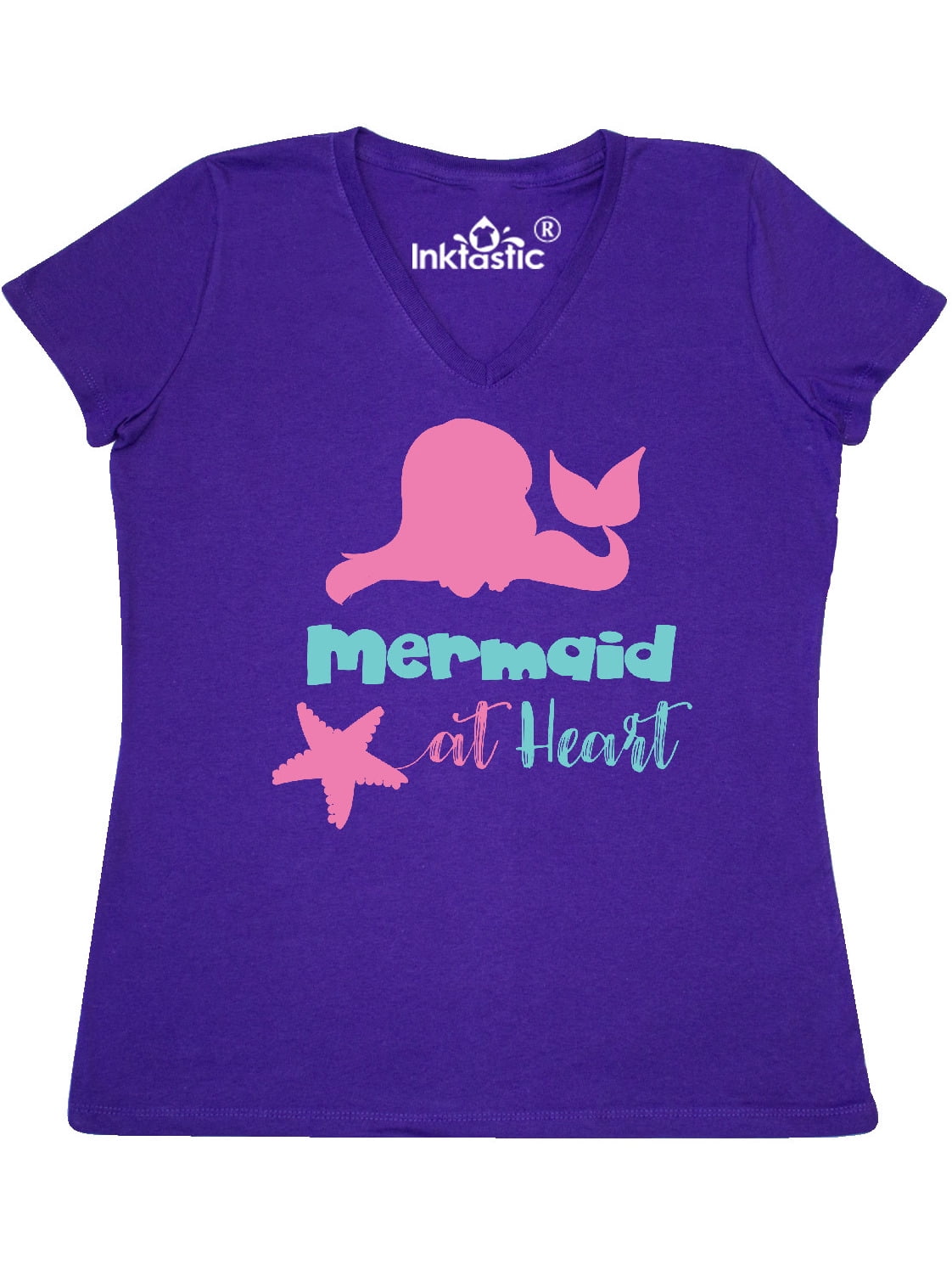 Download INKtastic - Mermaid At Heart, Mermaid Silhouette - Pink ...
