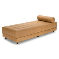 Caelum Leather Chaise Lounge