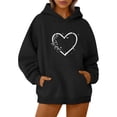 thumbnail image 6 of guisaled Heated Hoodie Pullover 5 Heating Zones Lightweight Warm Fleece Heated Hooded Sweatshirt Winter Outdoor Hunting Coats, 6 of 9