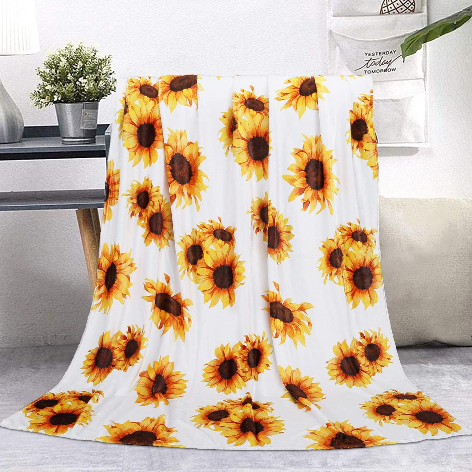 Sunflower Gifts Sunflower Blanket for Women and Men Soft Cozy