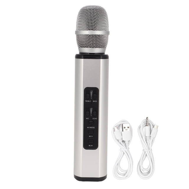 Oubit Singing Microphone Speaker,K6 Wireless Bluetooth Microphone Karaoke Wireless Microphone Karaoke Bluetooth Microphone Multi-Functional