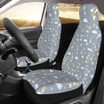 thumbnail image 3 of Haiem Sleep Rabbit Printed Car Seat Covers Set of 2, Universal Fit Car Seat Covers,Protective Seat Covers,Comfortable Car Seat Covers, Easy Installation Seat Covers, 3 of 9