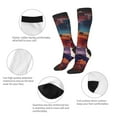 thumbnail image 3 of Sikiie Cultural Silhouette Journey Knee Socks, High Socks Long Stretchy Sock Women Knee High Stocking, Long Socks for Women, 3 of 6