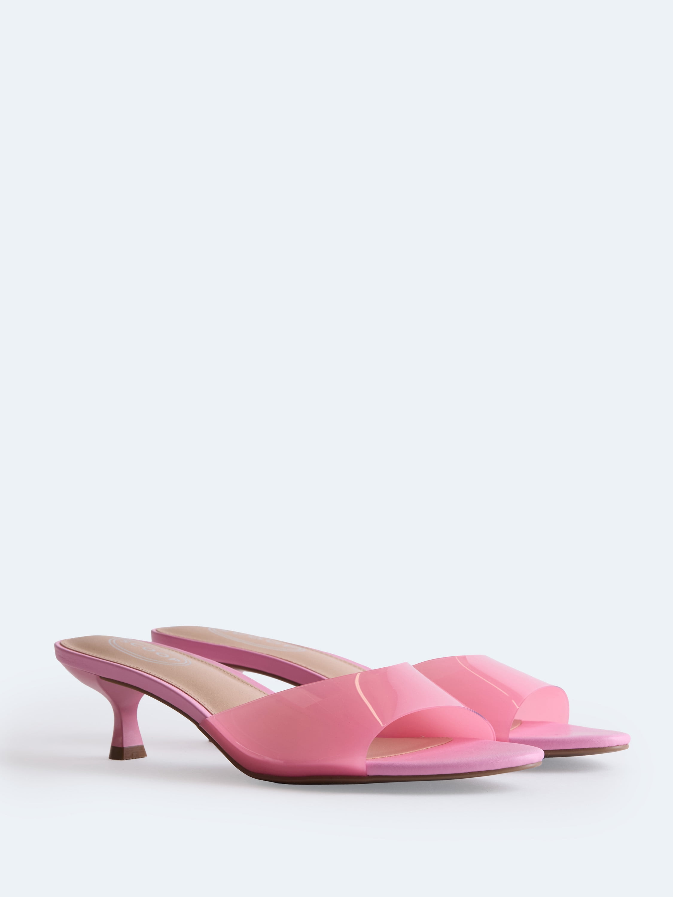Scoop Women's Jelly Slide On Kitten Heels
