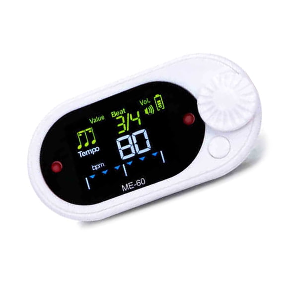 Multi Use Metronome Effective Music Practice Tool Quiet Metronome with Back Clip Small Trainer ABS Texture