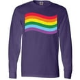 thumbnail image 3 of Inktastic Pride Flag in Grunge Long Sleeve T-Shirt, 3 of 5