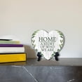 thumbnail image 6 of Home: A Story of Who We Are Tub Heart Table Sign with Acrylic Stand (6x5") | Home Entrance Decoration, 6 of 8