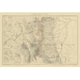 thumbnail image 2 of USGS 24x18 White Modern Wood Framed Museum Art Print Titled - Colorado North Central Colorado Sheet - USGS 1881, 2 of 4