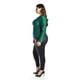 thumbnail image 3 of Blusa Con Abertura Asimetrica Roman Fashion Verde Oscuro Talla 38, 3 of 6