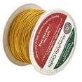 thumbnail image 2 of Mandala Crafts 1mm 109 Yards Jewelry Making Beading Crafting Macramé Waxed Cotton Cord Thread (Dark Goldenrod), 2 of 3