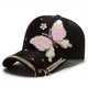 thumbnail image 1 of Lentejuela Mariposa Y2K Gorra De Béisbol Rhinestone Imitación Perla Anillo Decoración Ajustable Deportes Sombrero Kpop Tendencia Papá Sombreros, 1 of 4