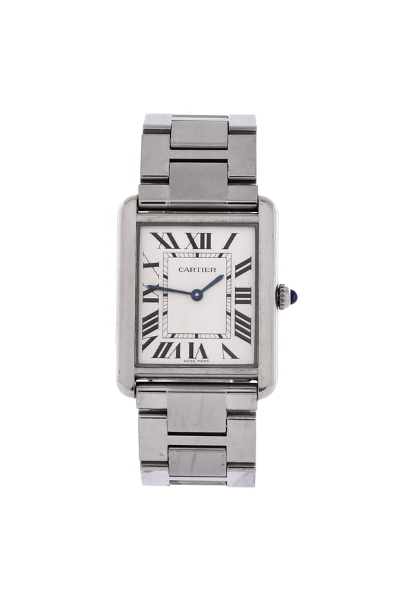 Pre-Owned Tank Solo Quartz Watch Stainless Steel 27 By Rebag