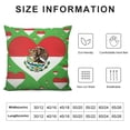 thumbnail image 5 of ARISTURING Throw Pillow Cases Mexican Flag Pillow Covers Rectangular Pillowcase Set of  Soft Decorative Throw Cushion Covers  with Zipper for Couch Office Sofa Bed Home Party Decorations, 5 of 5