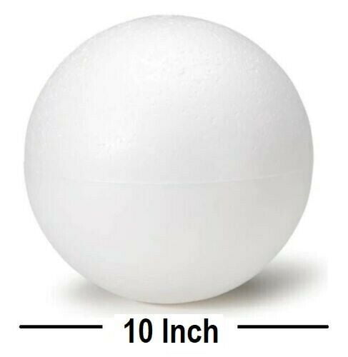 pack of 10. VBS polystyrene balls diameter 5 cm