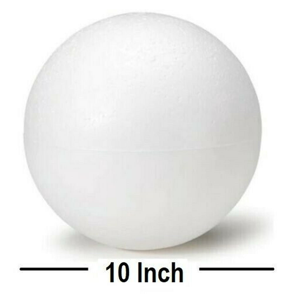 10 Inch Foam Ball Polystyrene Balls for Art & Crafts Projects Walmart