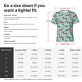 thumbnail image 4 of Naloa Christmas Dachshund Men's T-Shirt Sport T-shirt Men's Basic Tee Casual Men's Shirt, Round Neck, Short Sleeves - XX-Large, 4 of 5